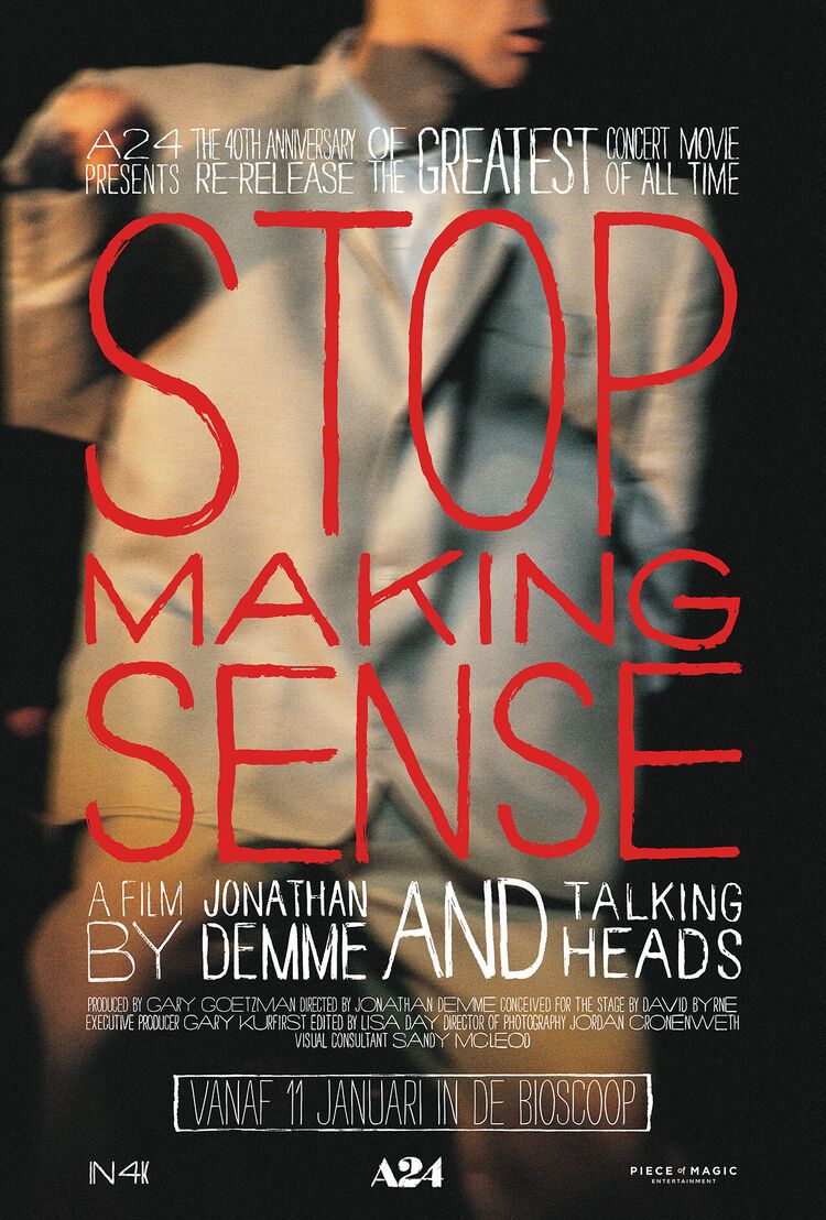 Afbeelding van de Film:Stop Making Sense – Cultuurweekend Dance Event