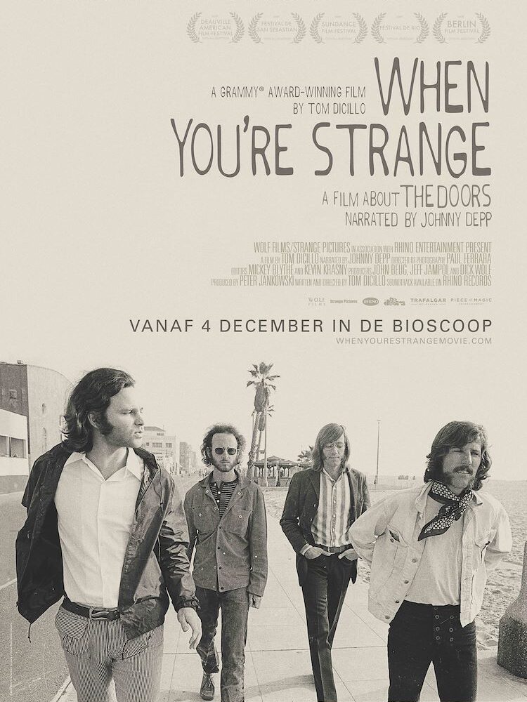 Afbeelding van de Film:The Doors: When You’re Strange + Vraaggesprek schrijver Fred Baggen